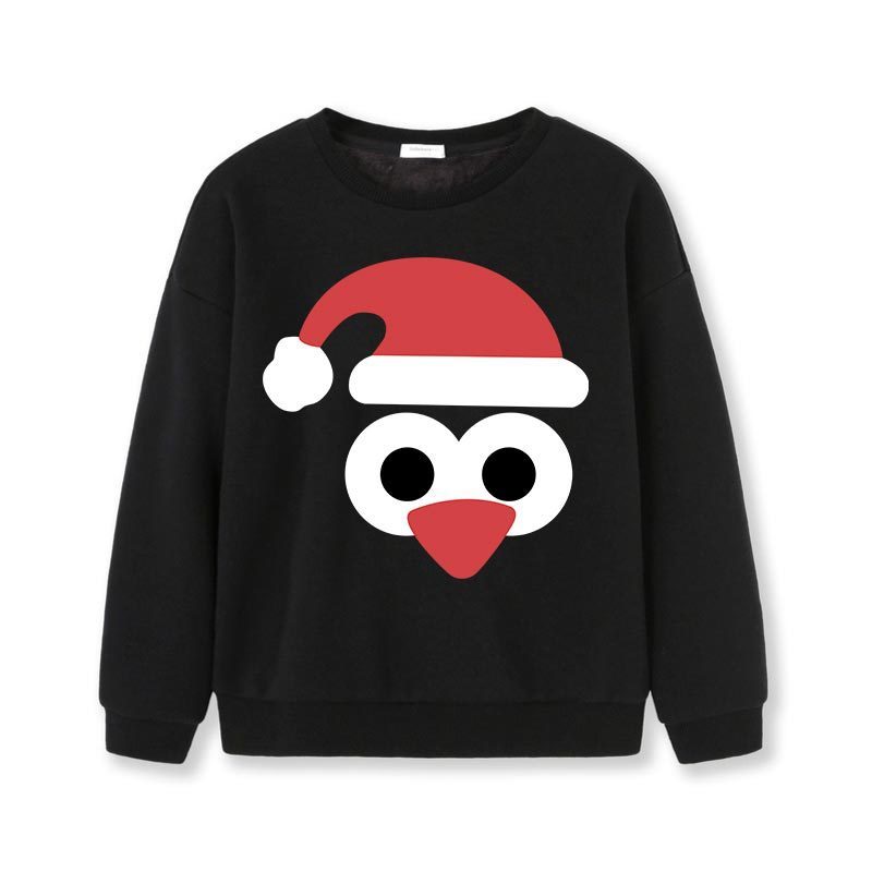 Europees en Amerikaans Schattige Sweater met Cartoon - Kerstmuts Print voor Peuters/ Kinderen