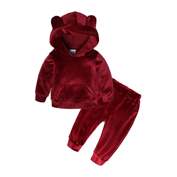 Tweedelig Winter Set Hoodie & Broek voor Kinderen