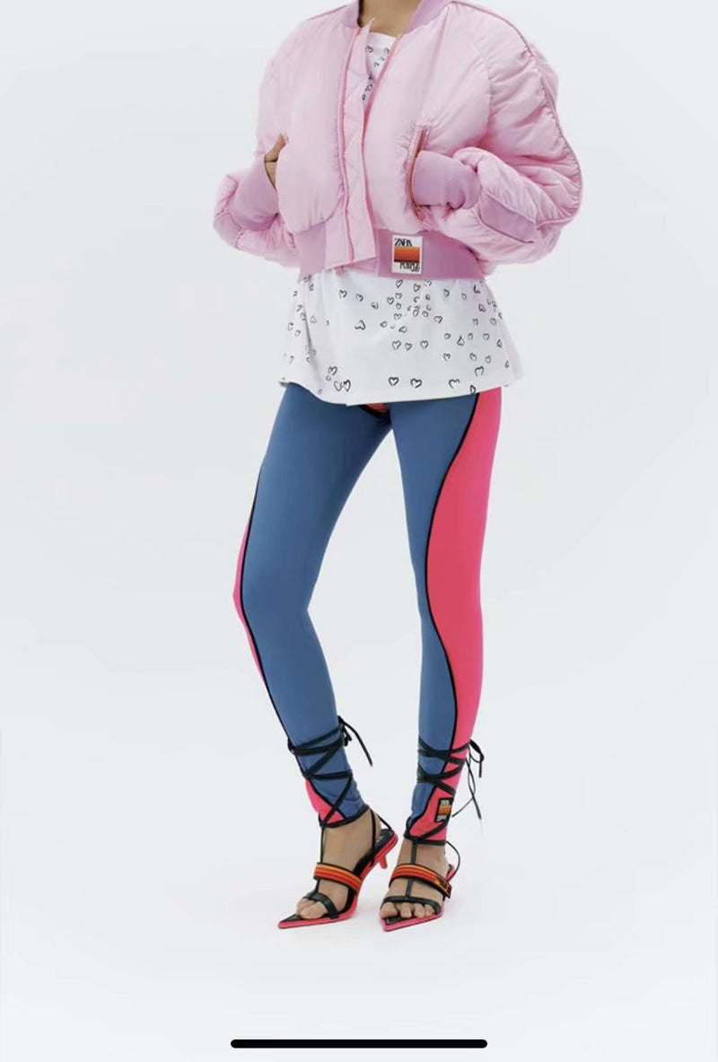 Europese en Amerikaanse Stijl Katoenen Korte Bomberjack voor Dames & Meiden