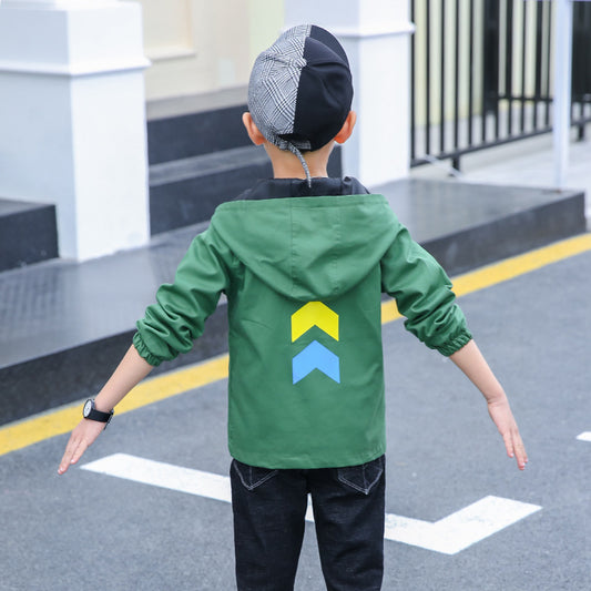 Trenchcoat met Letterprint voor Kinderen / Tieners