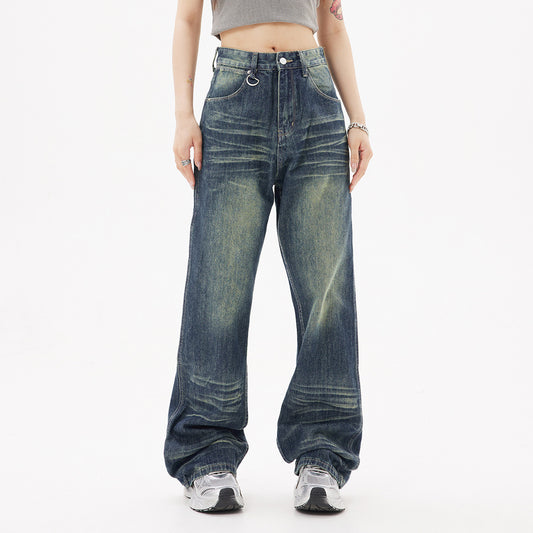 Distressed Fashion Brand High Street American Washed Jeans voor Dames & Meisjes