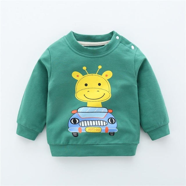 Casual Sweatshirt met Print voor Kinderen