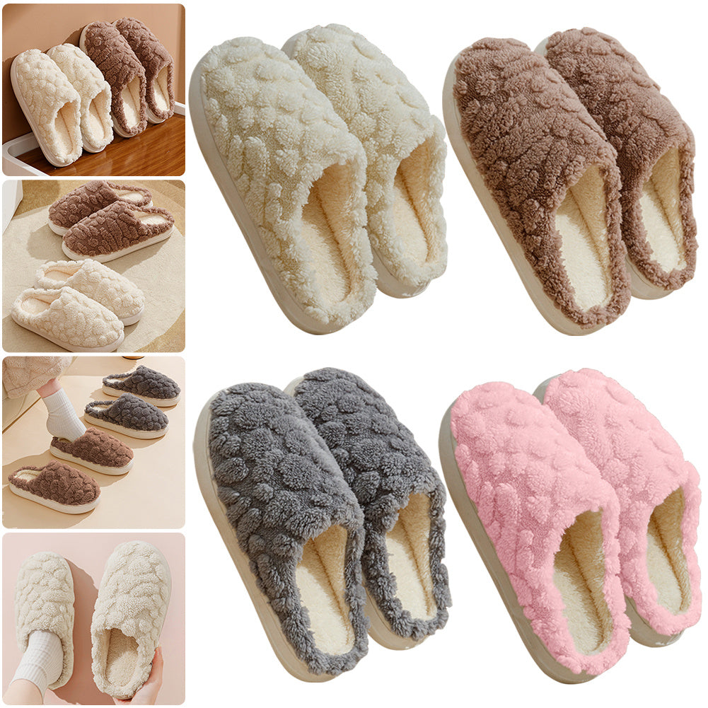 Winterse Warme Zachte Fuzzy Antislip Pantoffels voor Unisex