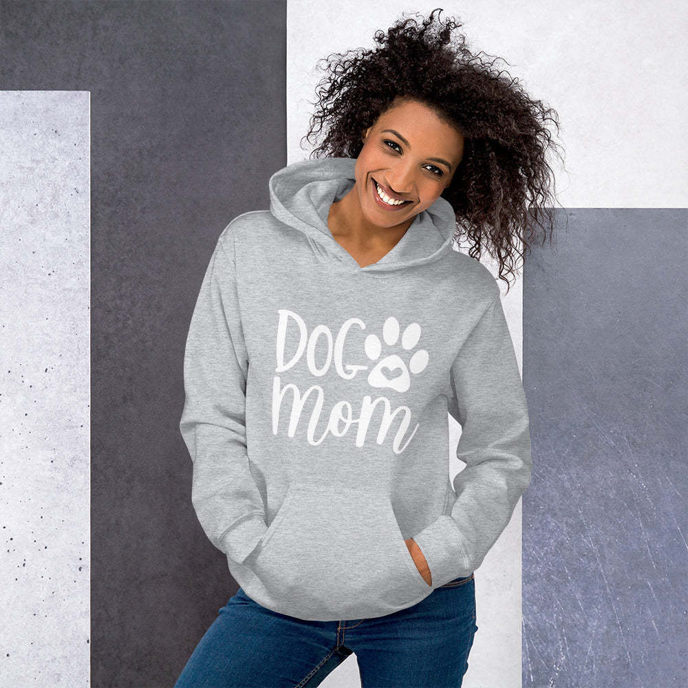 Dames Dog Mom Letter Print Hoodie