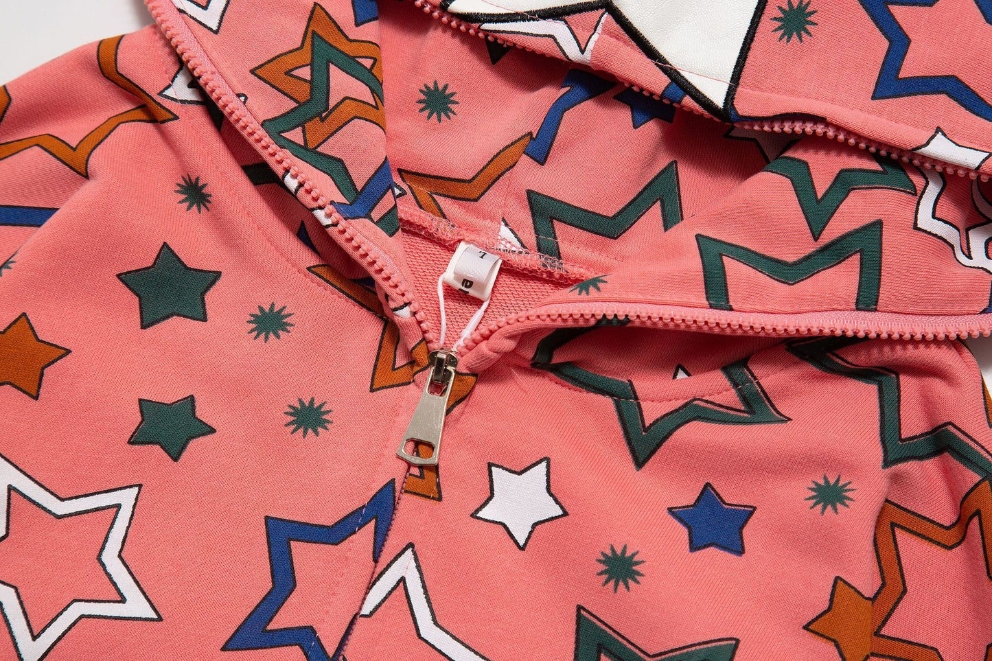 Cardigan met digitale graffitiprint