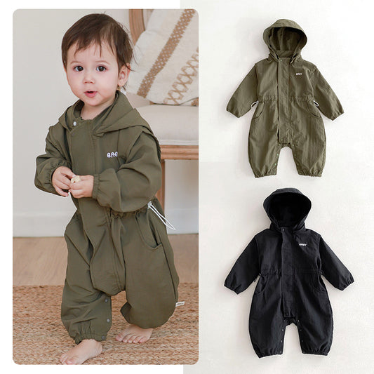 Westerse Stijl voor Baby / Peuter Casual Body Jumpsuit met Capuchon
