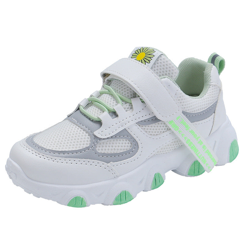 Trendy Casual Lichtgewicht Ademend Antislip Sportsneakers van Mesh met Vetersluiting voor Kids & Teenager