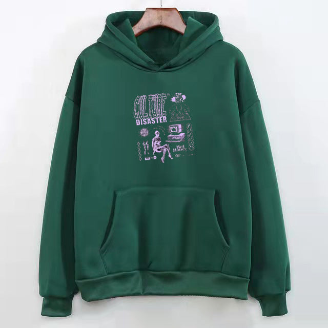 Dames fluwelen verdikte hoodies