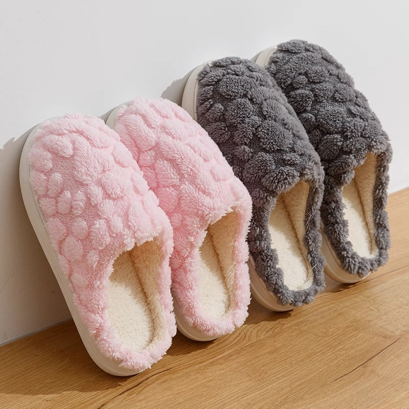 Winterse Warme Zachte Fuzzy Antislip Pantoffels voor Unisex