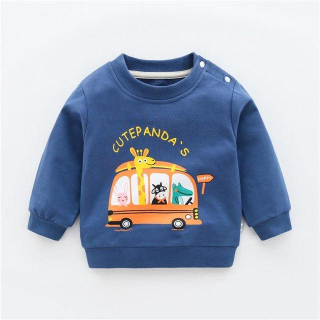 Casual Sweatshirt met Print voor Kinderen