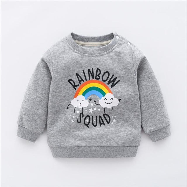 Casual Sweatshirt met Print voor Kinderen