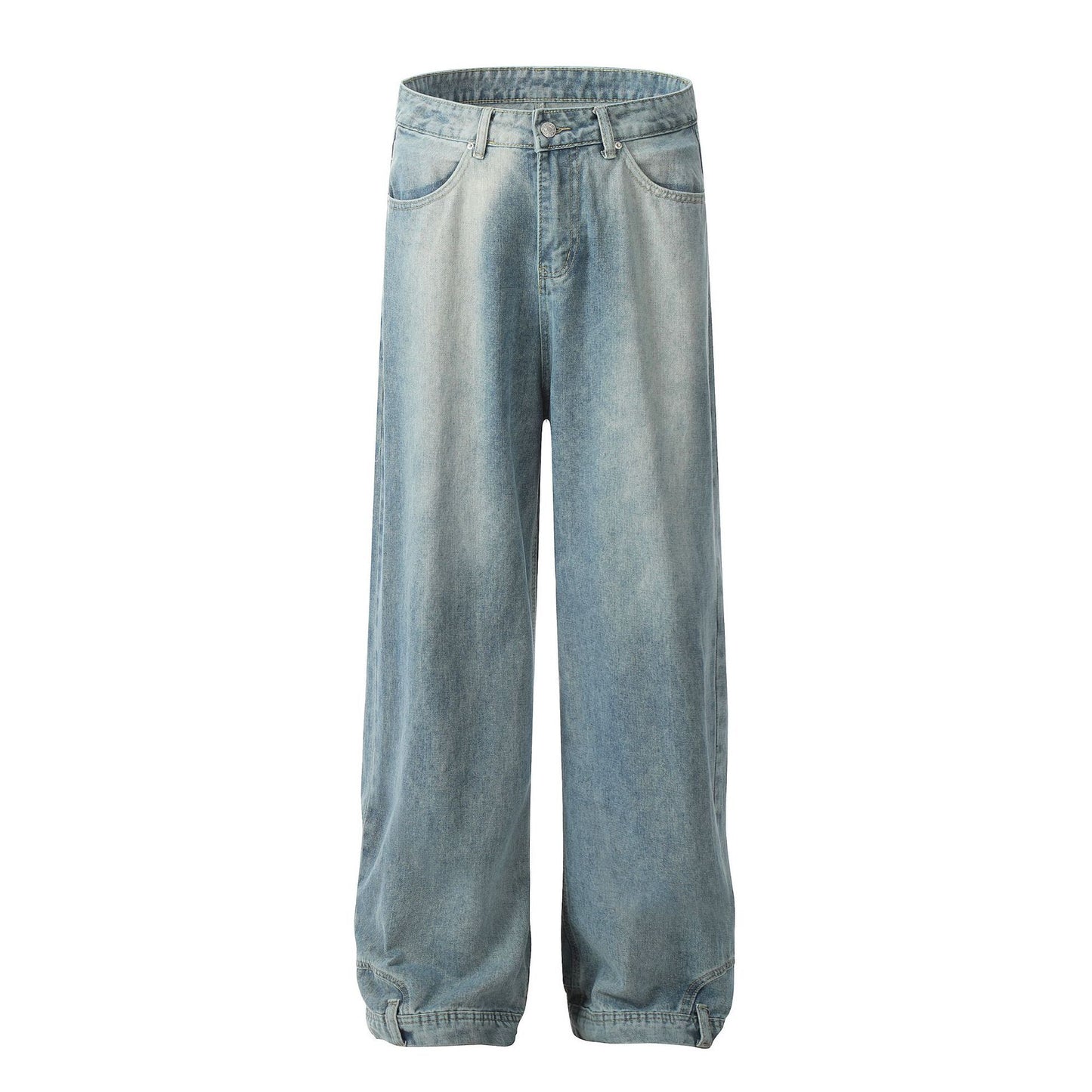 Amerikaanse Designer Omgekeerde Washed Jeans voor Unisex