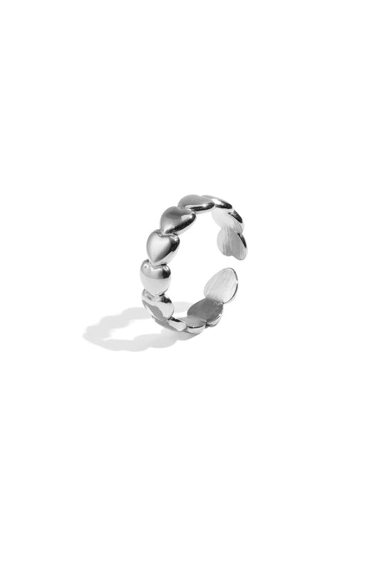 Roestvrijstalen minimalistische ringen Hart Casual Dagelijks Eenvoudig Serie Dames sieraden