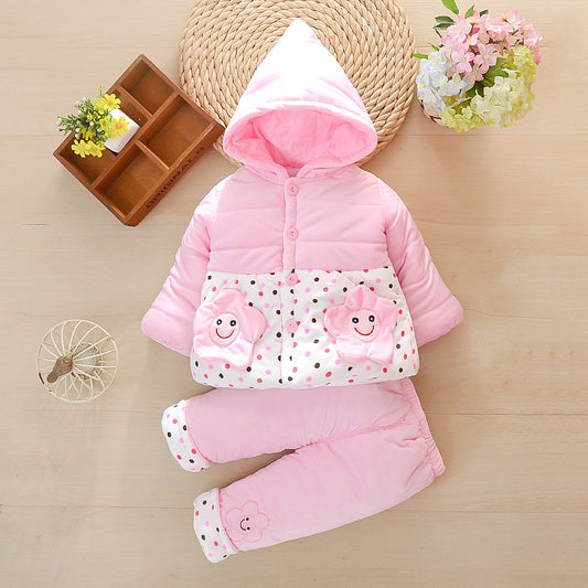 Tweedelige-set Prinsessen Winterjas voor meisjes