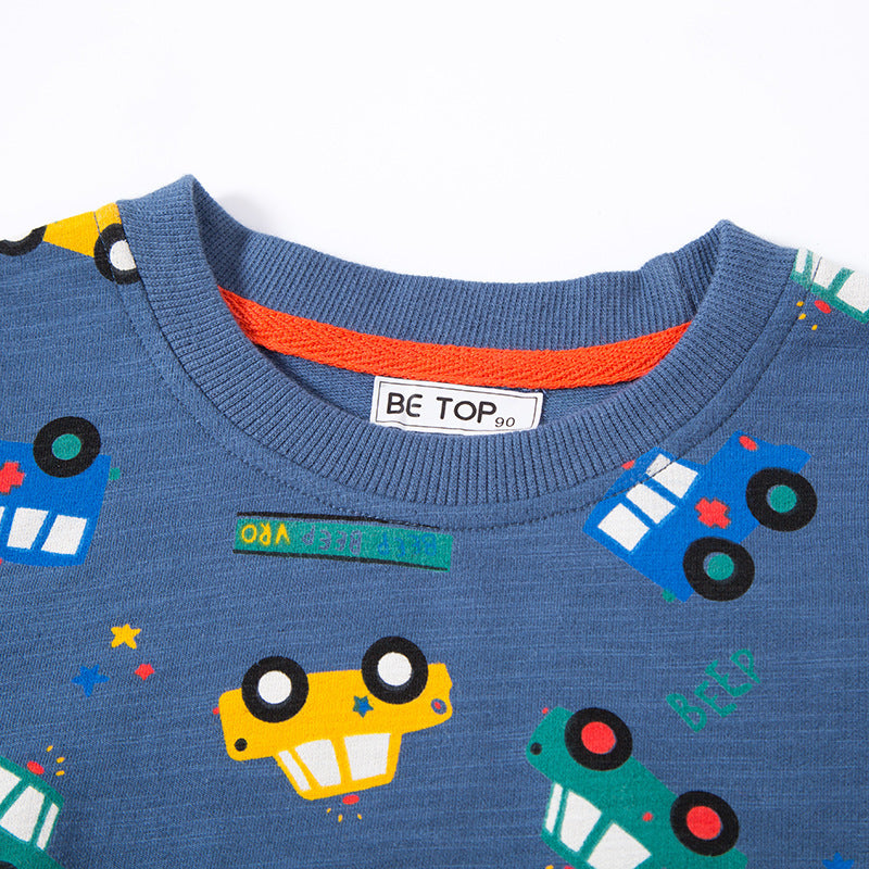 Stoere Sweatshirt met Print voor Peuters/ Kinderen