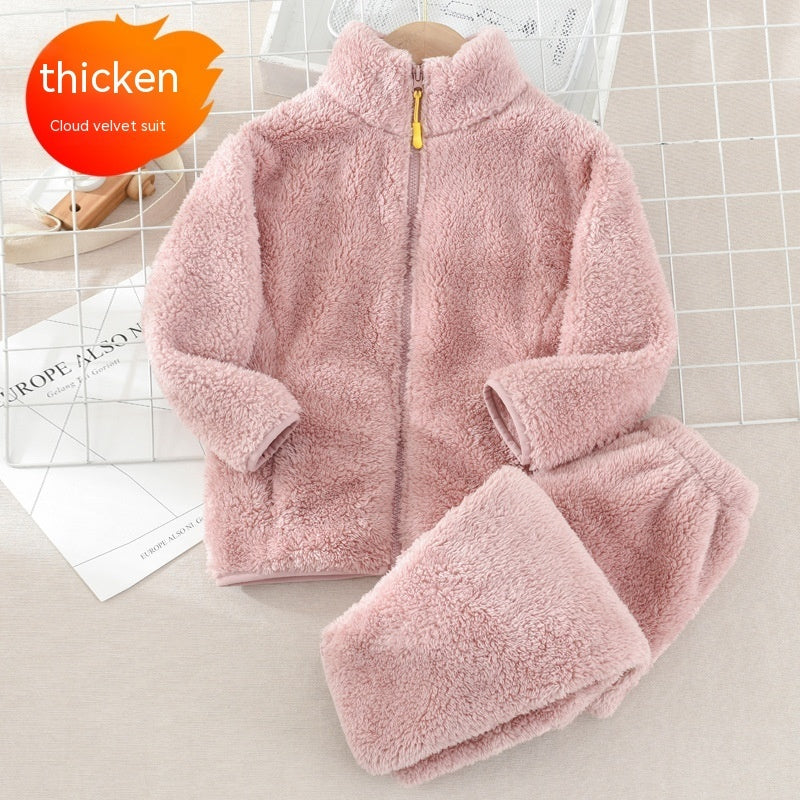 Flanellen Winter Huispak 2delig voor Kinderen