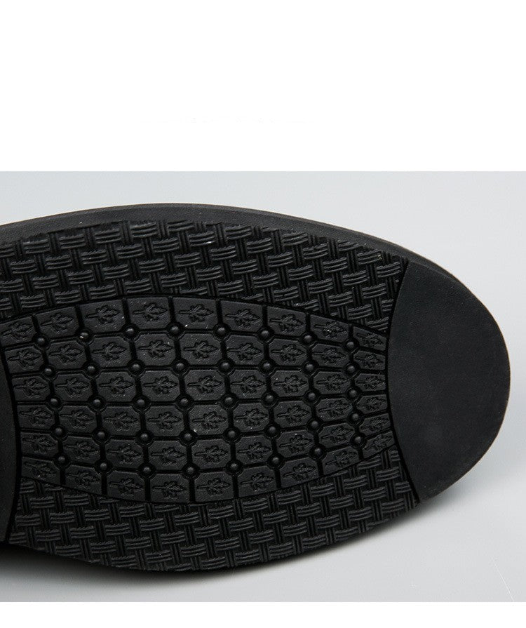 Europese en Amerikaanse Effen Kleur Slip On Chelsea Boots van PU-Leer met Krokodillenpatroon voor Heren