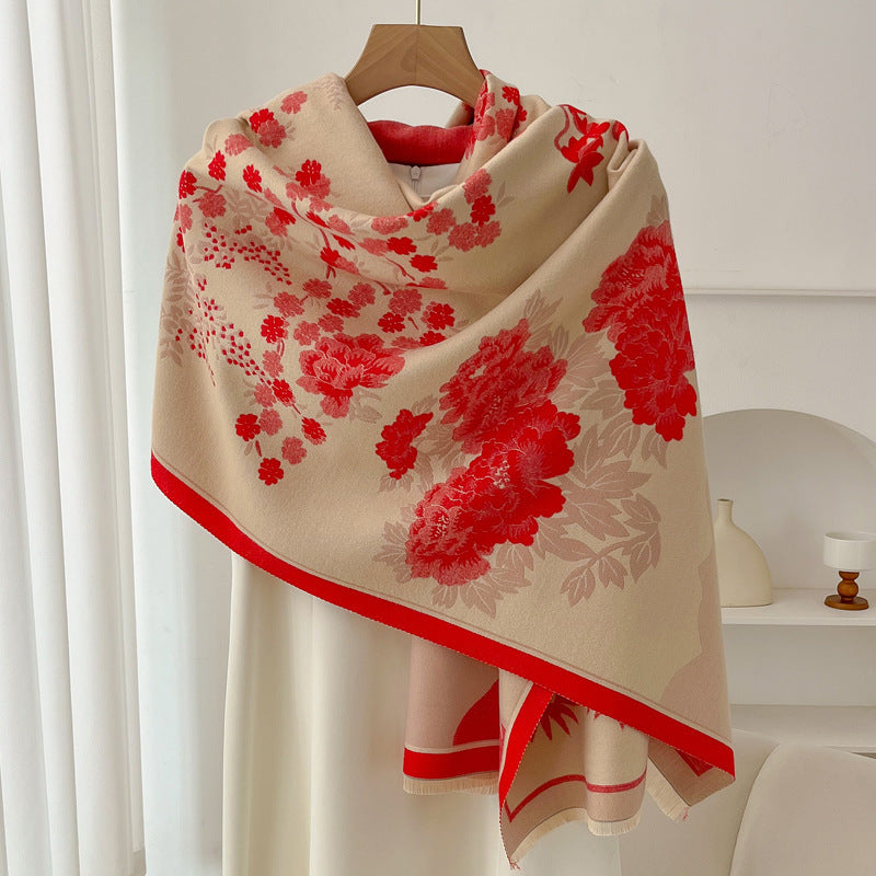 Retro High Sense Kunstmatige Kasjmier Sjaal