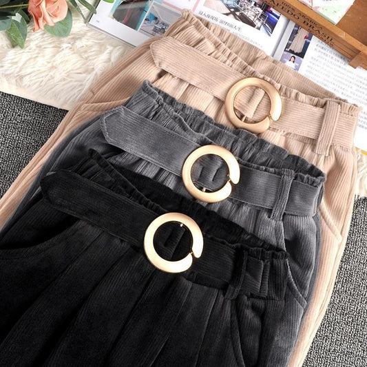 Fluwelen Corduroy Broeken voor Meisjes