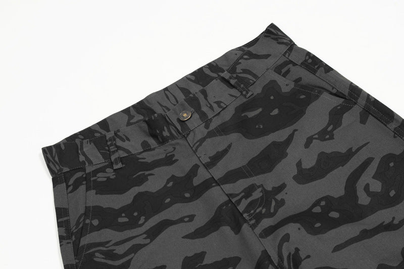 American Designer High Street Camouflage Jeans voor Heren