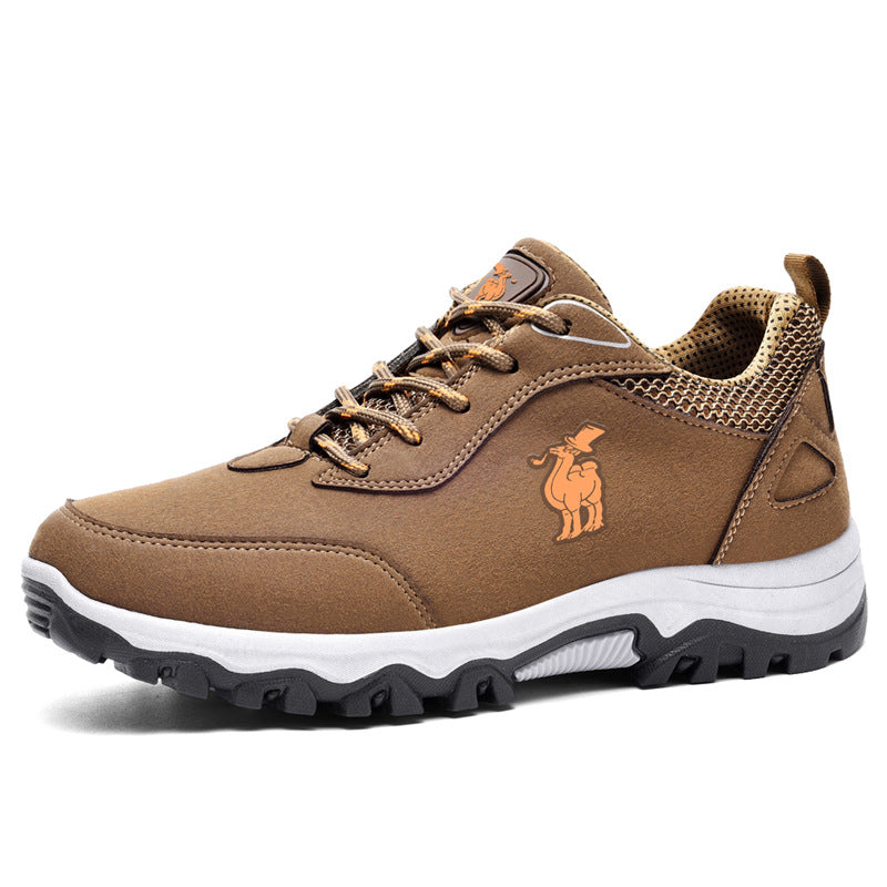 Europese en Amerikaanse Casual Lichtgewicht Outdoor Sneakers met Vetersluiting voor Heren