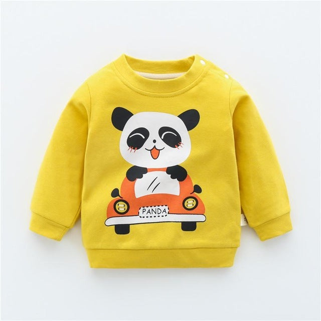 Casual Sweatshirt met Print voor Kinderen