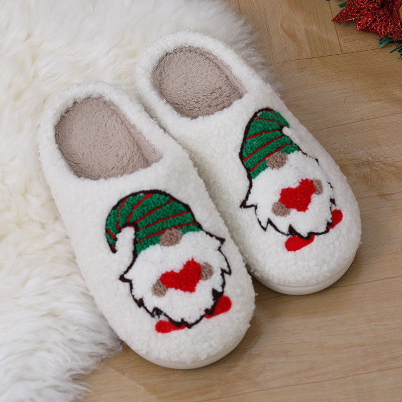 Kerstmis Stijlvolle Winterse Warme Schattige Kerstpantoffels met Kerstprint Binnen in Huis voor Unisex