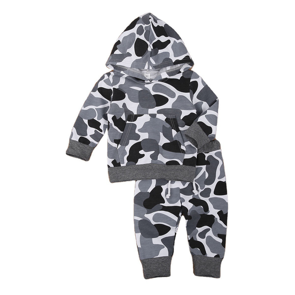 Casual Tweedelige Camouflage Set Hoodie & Joggingbroek voor Peuters/ Kinderen