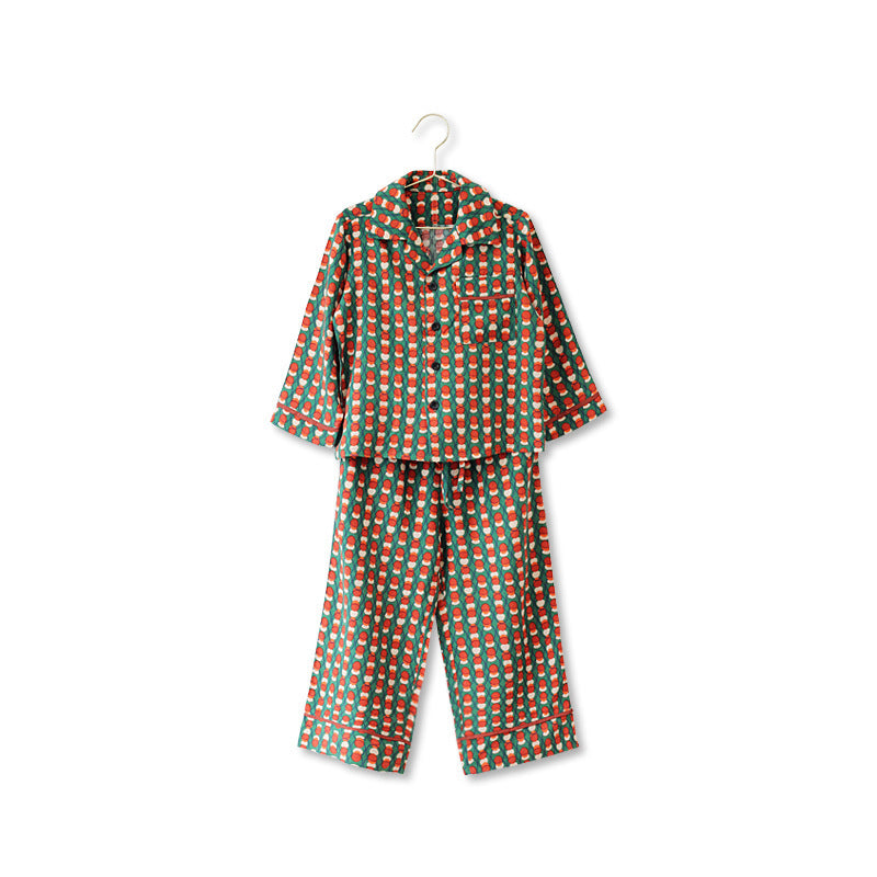 Retro Loungewear 2-delig Set met Bedrukking voor Meisjes