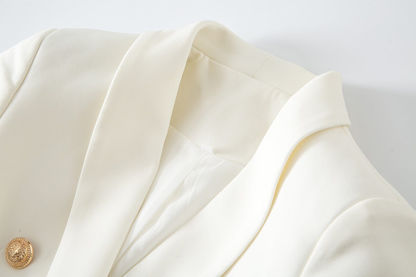 Slim-Fit Forens Blazer met Dubbel Knoopsluiting voor Dames & Plus-size