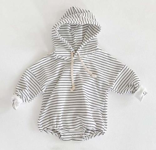 Romper met Hoodie en Lange Mouwen voor Baby's