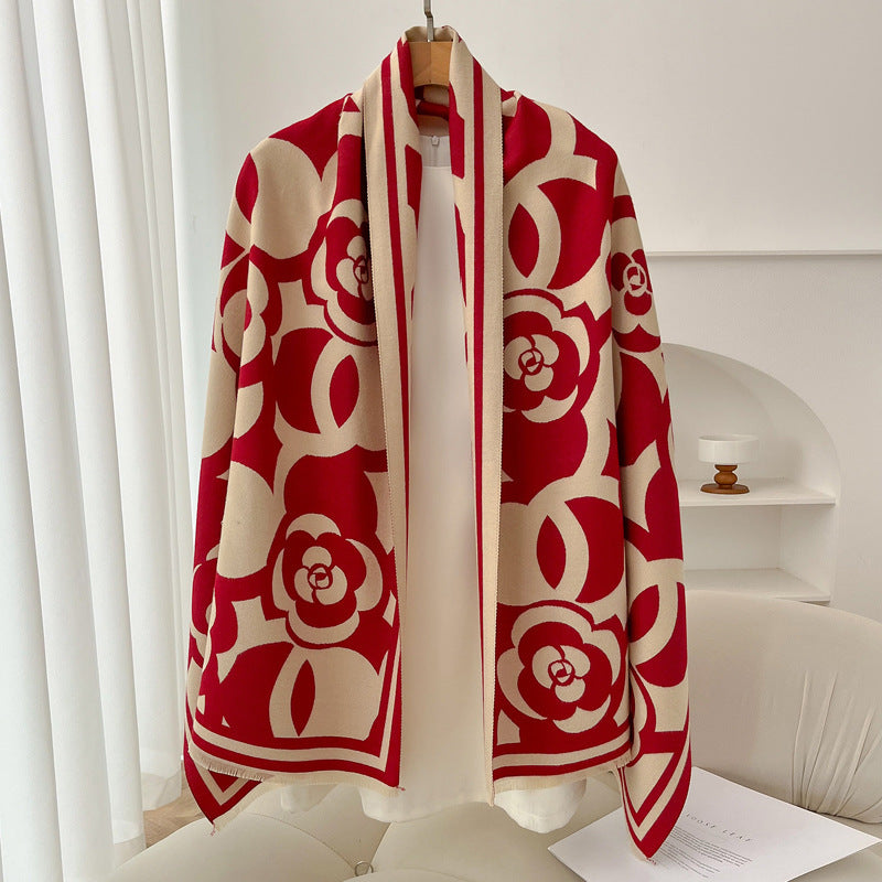 Retro High Sense Kunstmatige Kasjmier Sjaal