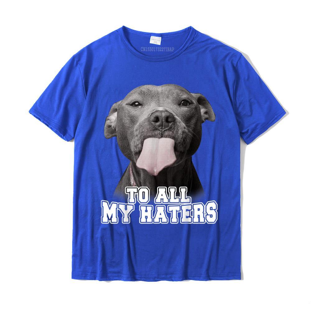 Amerikaanse Casual Ronde Hals T-shirt met Tekst Hondenprint en Korte Mouwen voor Unisex