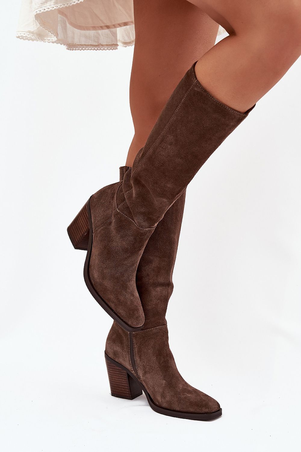  Laarzen met hoge hakken model 223008 Step in style 