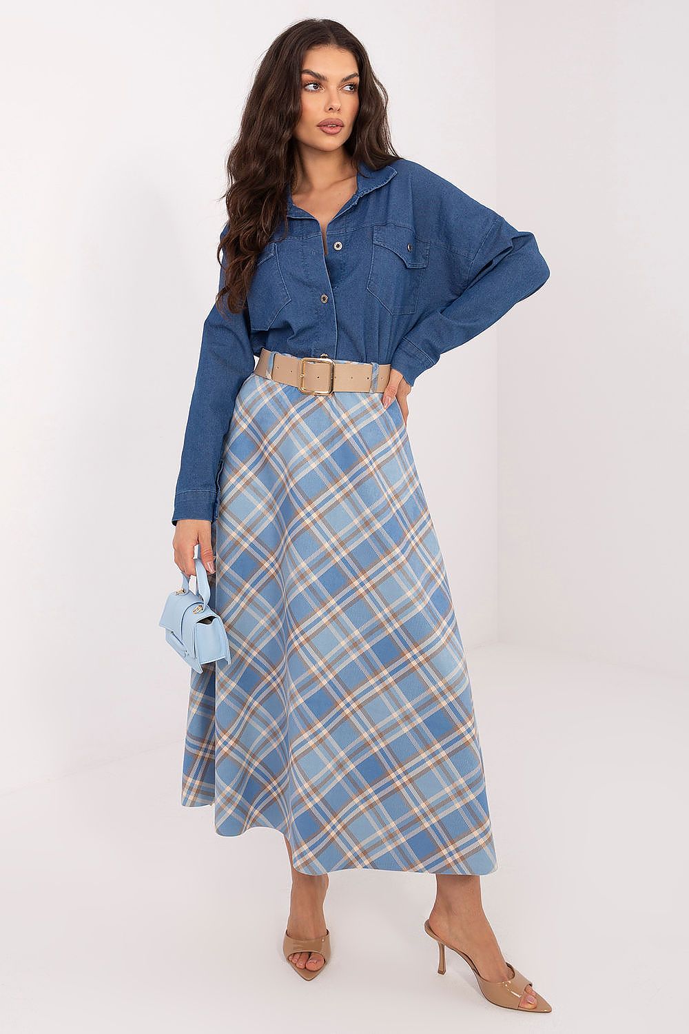  Lange rok model 226010 Italy Moda 