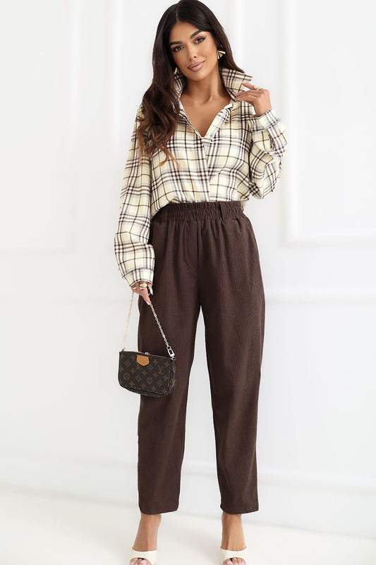  corduroy broek model 226966 Rue Paris 