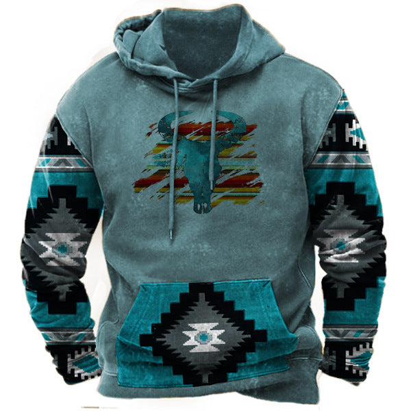 Digitale Print Heren Hoodie