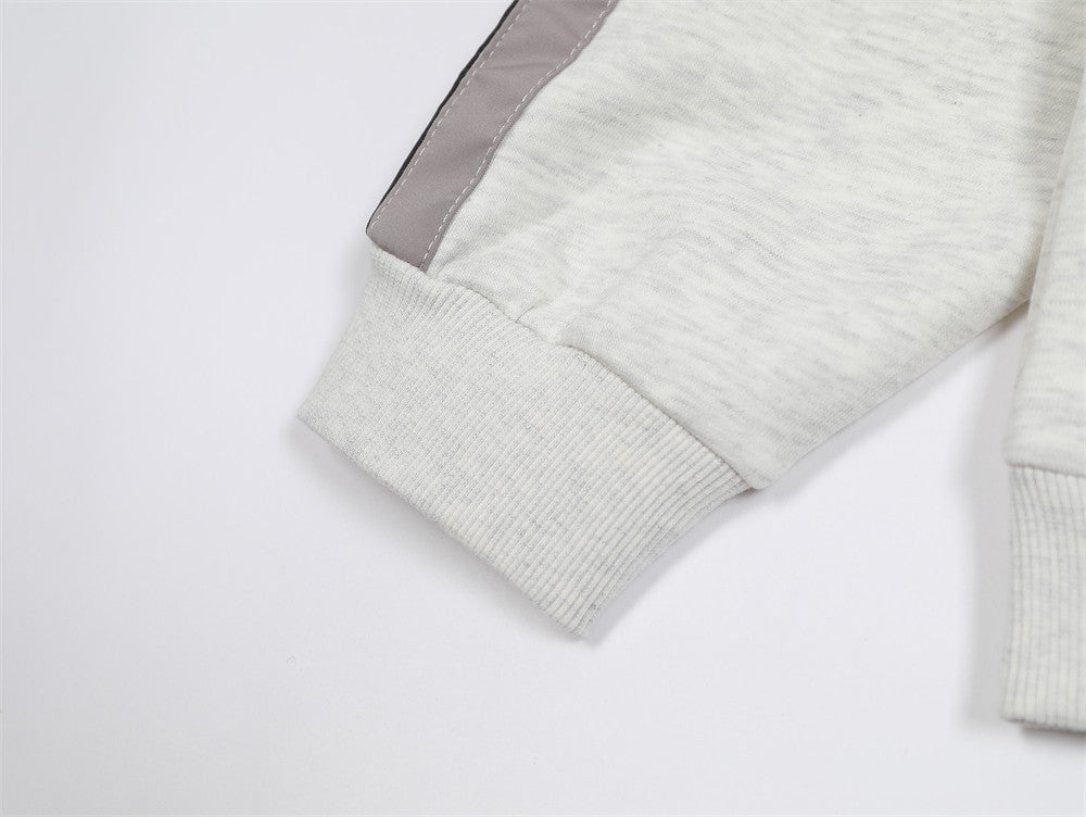 Amerikaanse Trendy Sweatshirt met geborduurde Letters voor Unisex