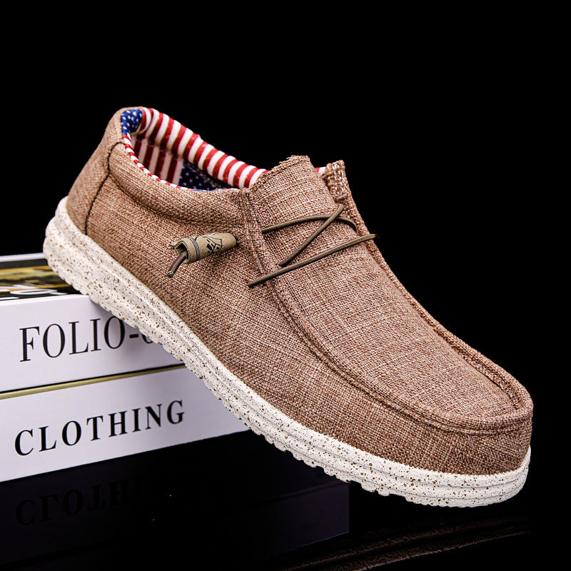 Amerikaanse Comfortabele Casual Effen Kleur Canvas Schoenen van Mesh voor Heren