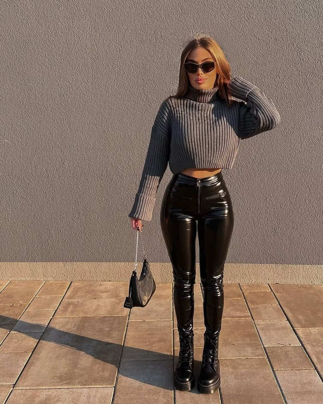 Geribbelde Coltrui in Europese en Amerikaanse Stijl voor Dames & Meiden