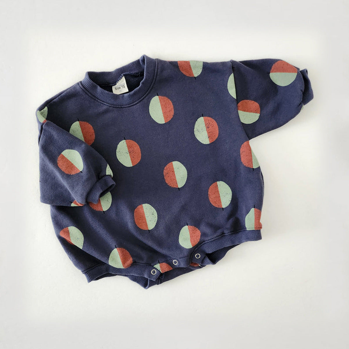 Sweatshirt-Jumpsuit met Lange Mouwen en ballonprint voor Baby's / Peuters
