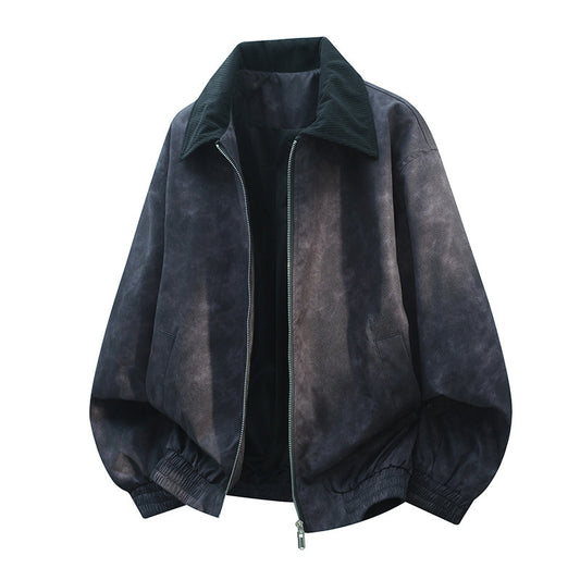 Casual Jacket met Lapel Stiksels en Revers voor Heren & Dames/ Plus-size