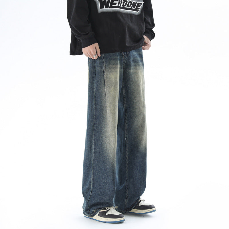 Casual American Fashion Wased Ripped Jeans voor Heren & Jongens