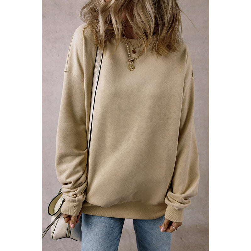 Europese en Amerikaanse Casual Losse Oversized Relaxte Sweater voor Dames/ Plus-size & Meiden