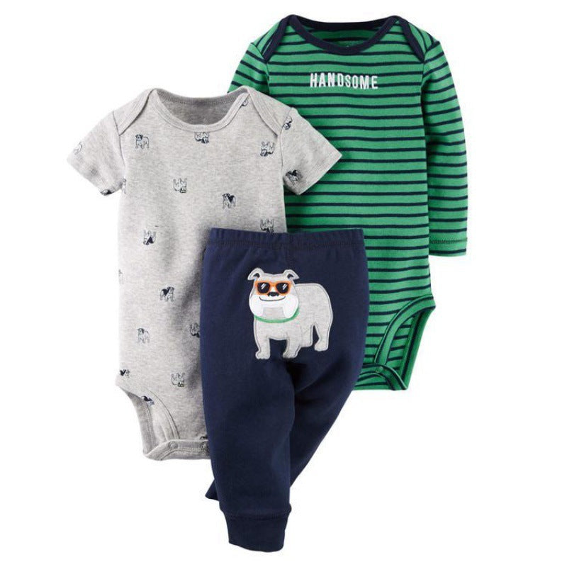 Kleurrijke Rompertjes met Broekjes Tweedelig-Sets voor Baby's