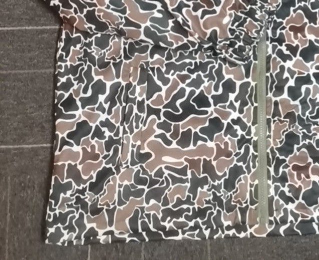 Casual Camouflage Regenjas met Capuchon en Ritssluiting voor Dames & Plus-size