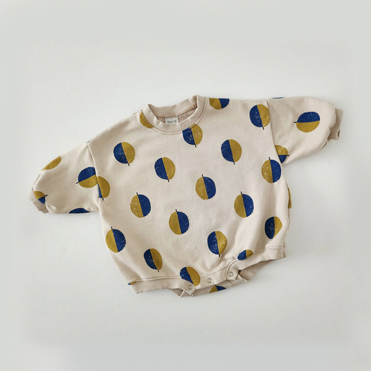 Sweatshirt-Jumpsuit met Lange Mouwen en ballonprint voor Baby's / Peuters