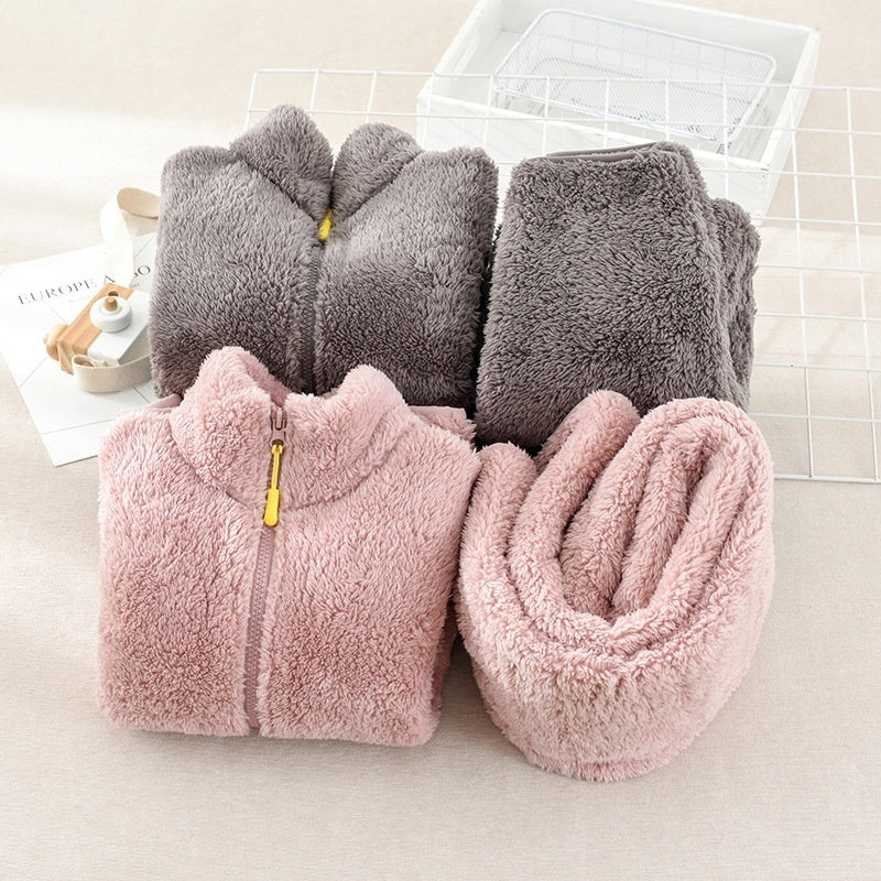 Flanellen Winter Huispak 2delig voor Kinderen