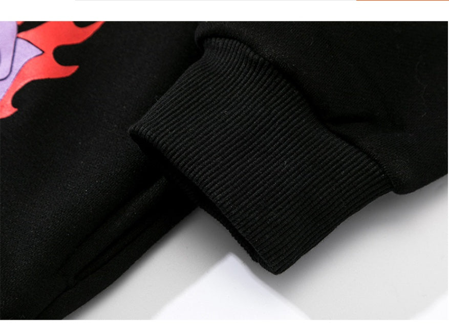 Vlammenprint Hoodie