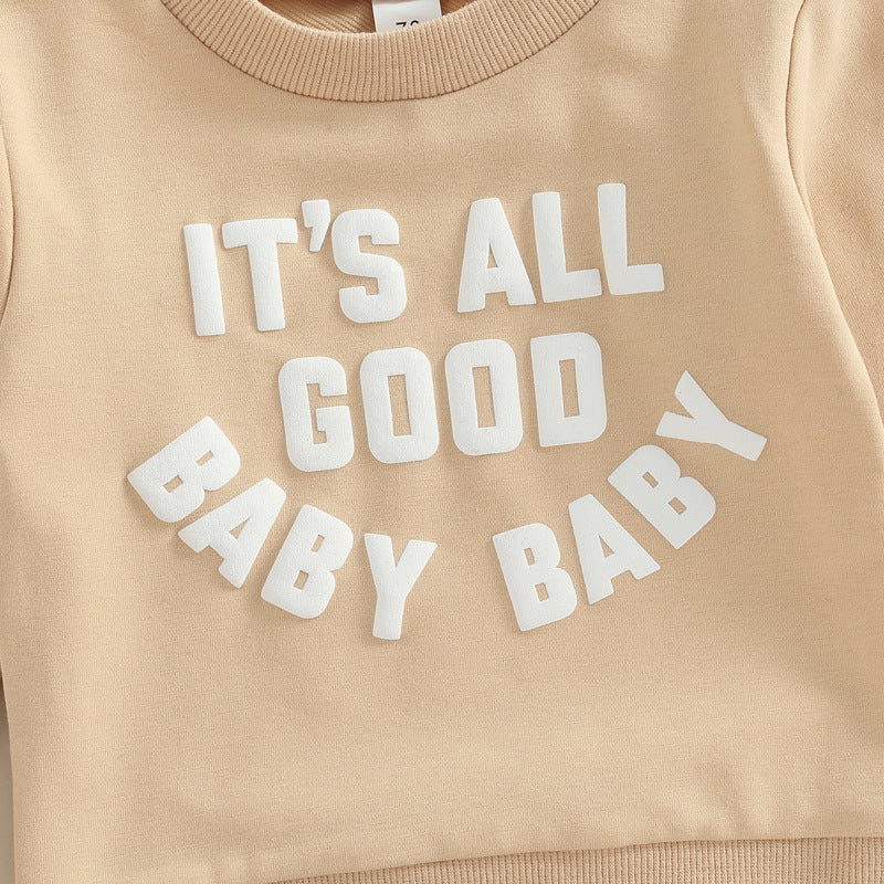 Kindermode Casual Sweatshirt met Tekst voor Baby's / Peuters